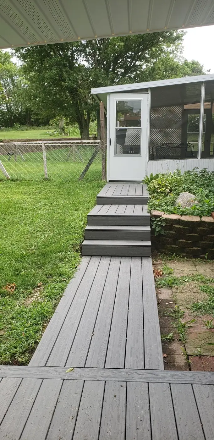Residential walkway railing welding project by B&B Welding and Repair